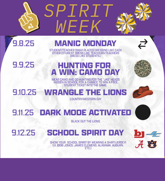  jms spirit week flyer